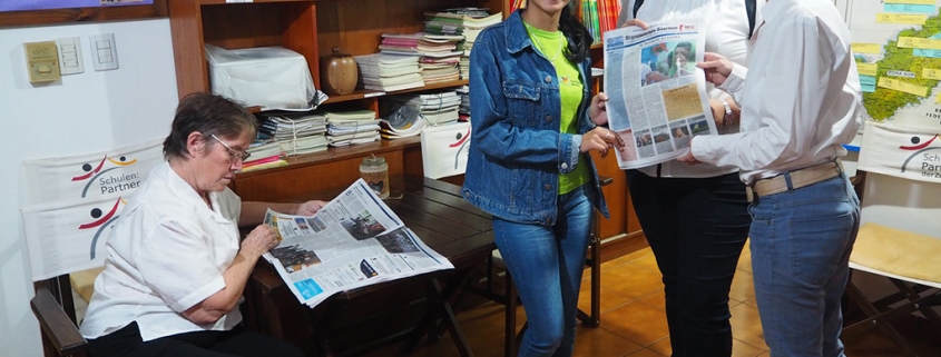 Alumnos de la Fundación Wachnitz en Eldorado, Misiones.